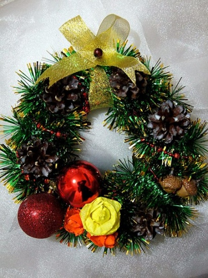 Мастер-класс «Рождественский венок» Мастер-класс «Рождественский венок»