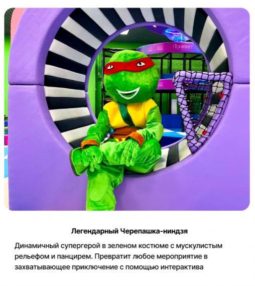 Игровое пространство «Тюбик Парк» Игровое пространство «Тюбик Парк»